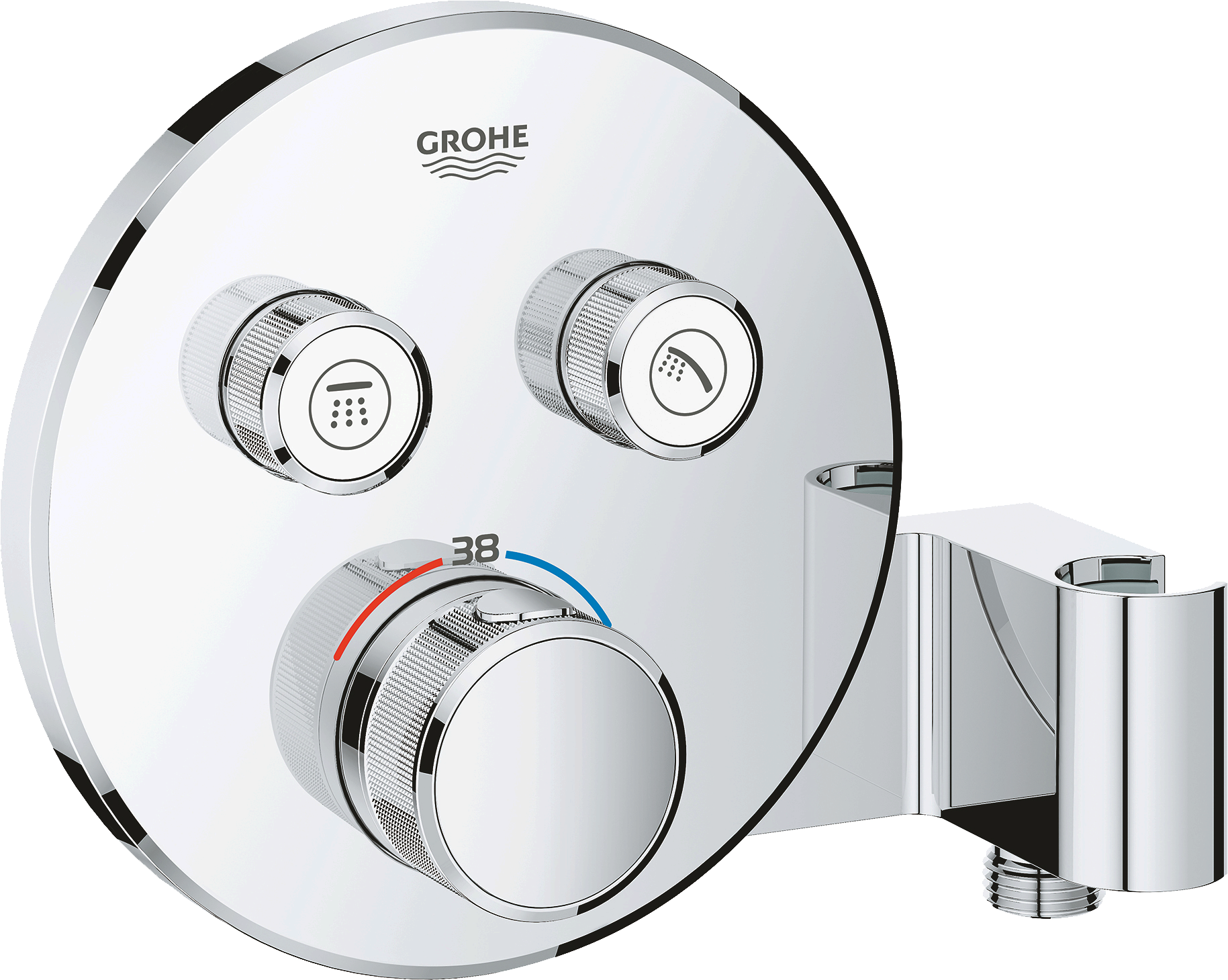 Термостатический смеситель встраиваемый Grohe Grohtherm SmartControl 29120000 для душа, хром